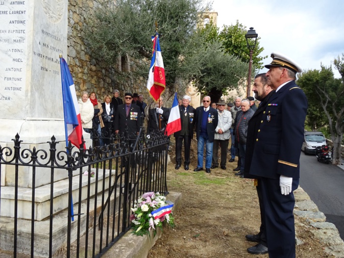 La FNACA Haute-Corse célèbre l’armistice du 11 novembre à Monticello et Santa Reparata di Balagna