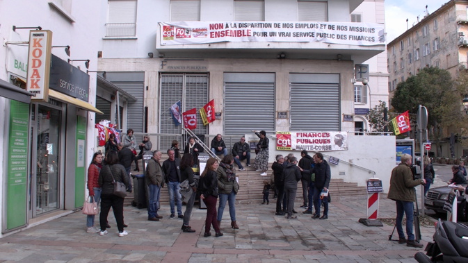 Bastia : L’intersyndicale des finances bloque la direction Bastia : L’intersyndicale des finances bloque la direction