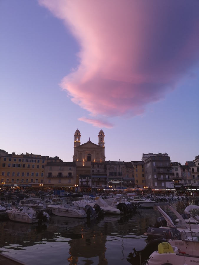 La photo du jour : celu rossu sopra Bastia