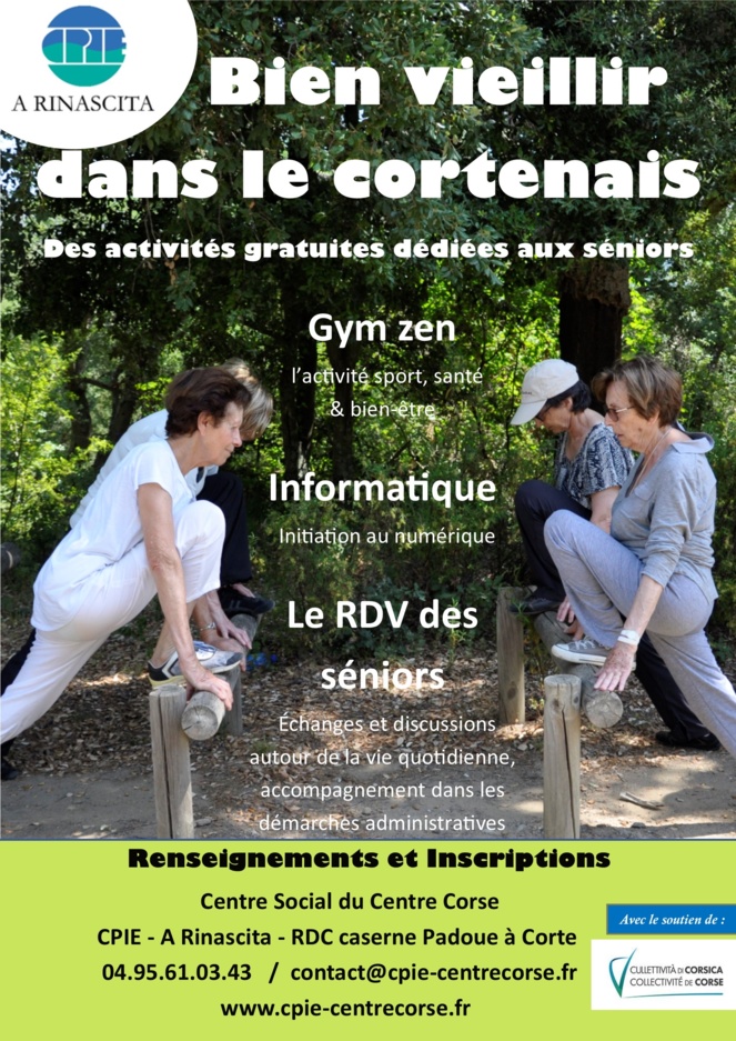 Corte : des ateliers pour bien vieillir