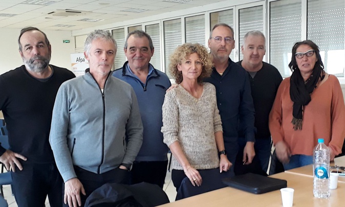 Les représentants des syndicats de salariés de Corse