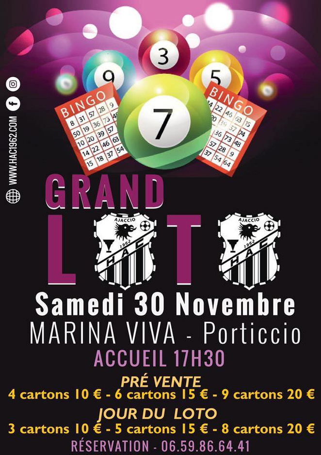 Le loto du handball Ajaccio c’est ce 30 novembre 