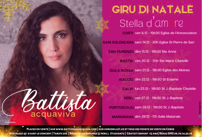 Stella d'amore : la tournée de Noël de Battista Acquaviva
