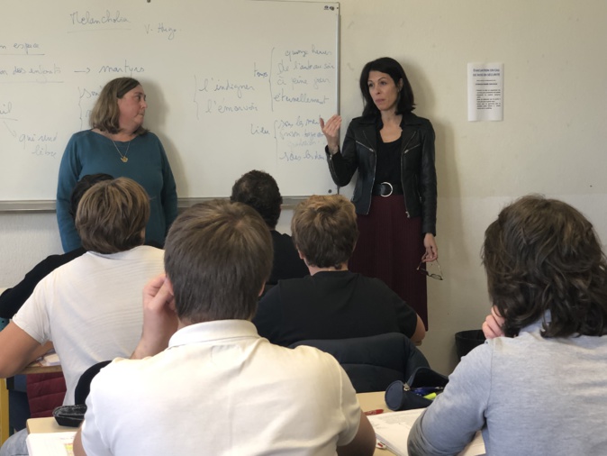 La rectrice de l'académie de Corse en visite aux collèges et lycées de Balagne La rectrice de l'académie de Corse en visite aux collèges et lycées de Balagne