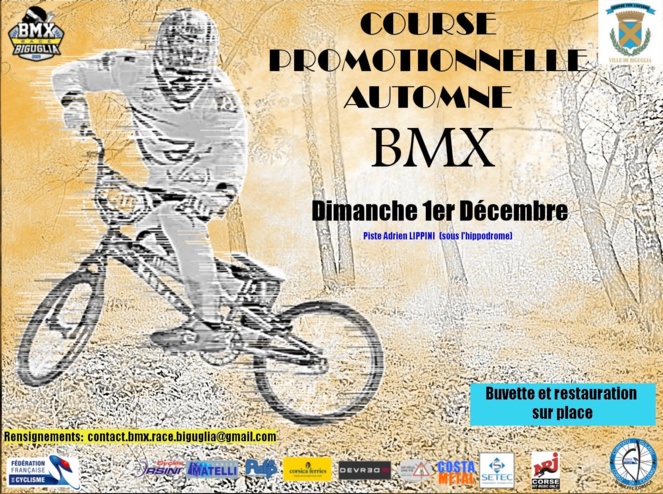 Le Club BMX de Biguglia organise une course ce 1 décembre 