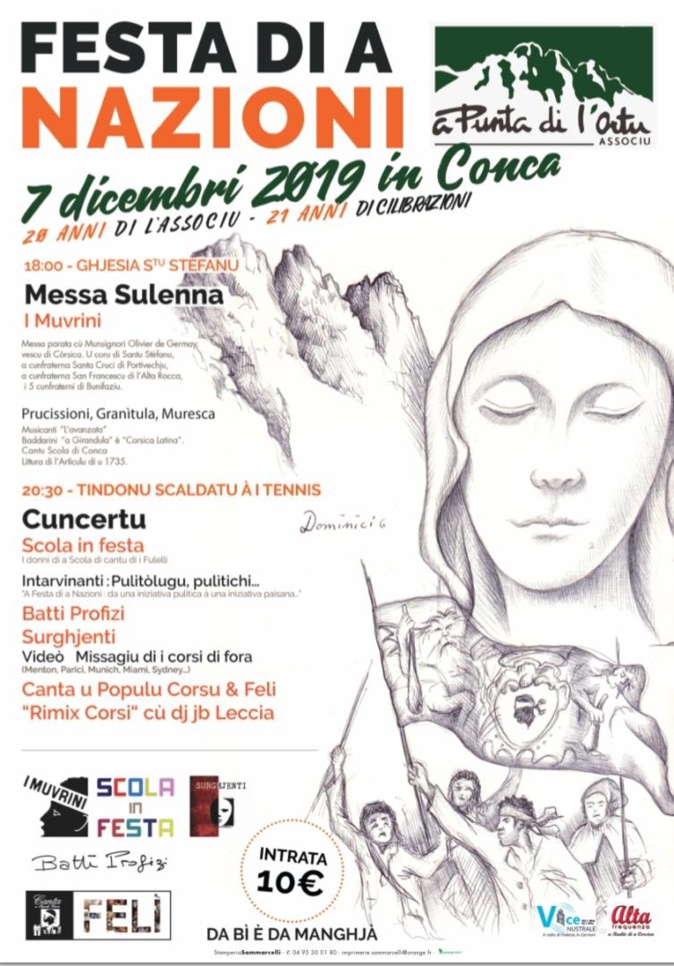 Conca : Una Festa di A Nazione sous le signe des anniversaires Conca : Una Festa di A Nazione sous le signe des anniversaires