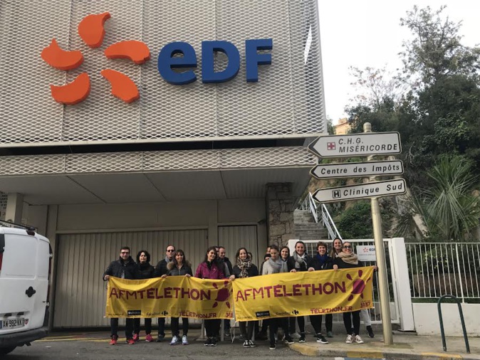 EDF Corse : De nouveaux défis organisés pour le Téléthon