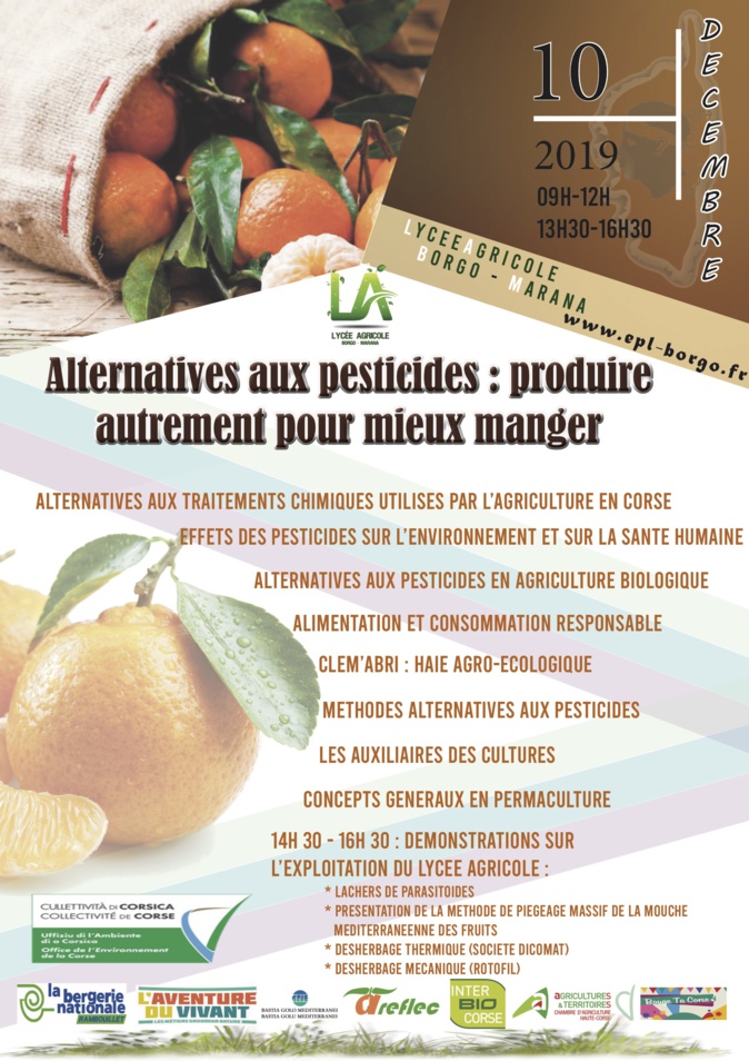 Enseigner à produire autrement : Le Lycée agricole de Borgo organise une journée sous le signe de l’agro-écologie” Enseigner à produire autrement : Le Lycée agricole de Borgo organise une journée sous le signe de l’agro-écologie”