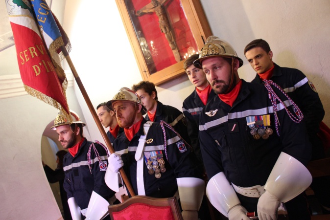 Les pompiers de Haute-Corse ont honoré leur sainte patronne à Calacuccia Les pompiers de Haute-Corse ont honoré leur sainte patronne à Calacuccia