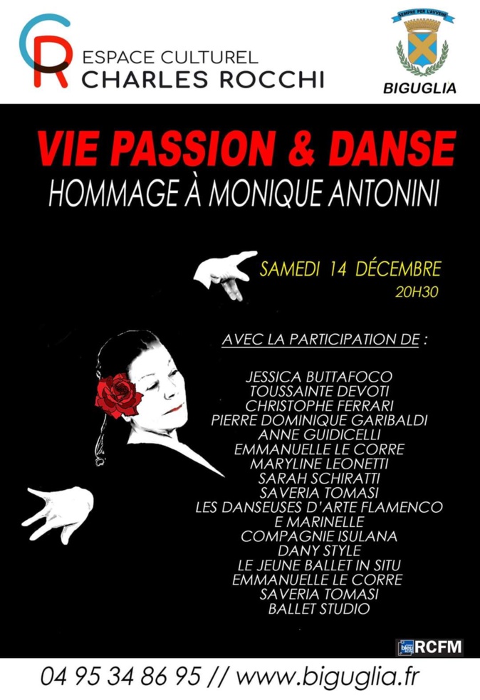 Biguglia : le bel hommage des clubs de danse à Monique Antonini Biguglia : le bel hommage des clubs de danse à Monique Antonini