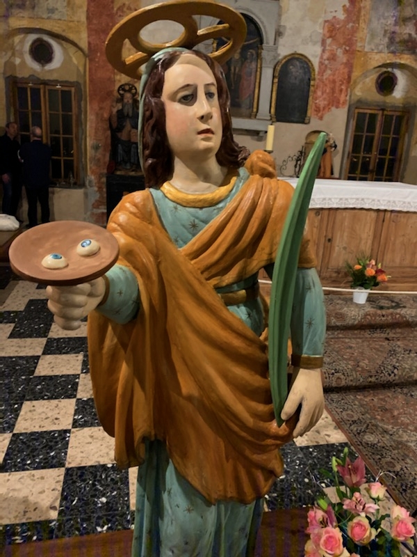 Sainte Lucie vénérée dans la citadelle de Calvi