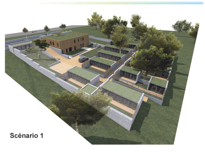 Une des propositions de plan de refuge. Une des propositions de plan de refuge.