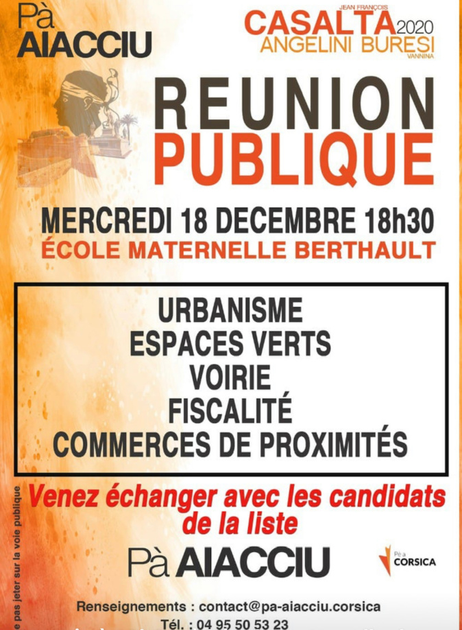 Municipales 2020 : échos de campagne du 18 Décembre Municipales 2020 : échos de campagne du 18 Décembre