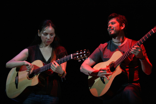 Gabriella et Rodriguo sur scène
