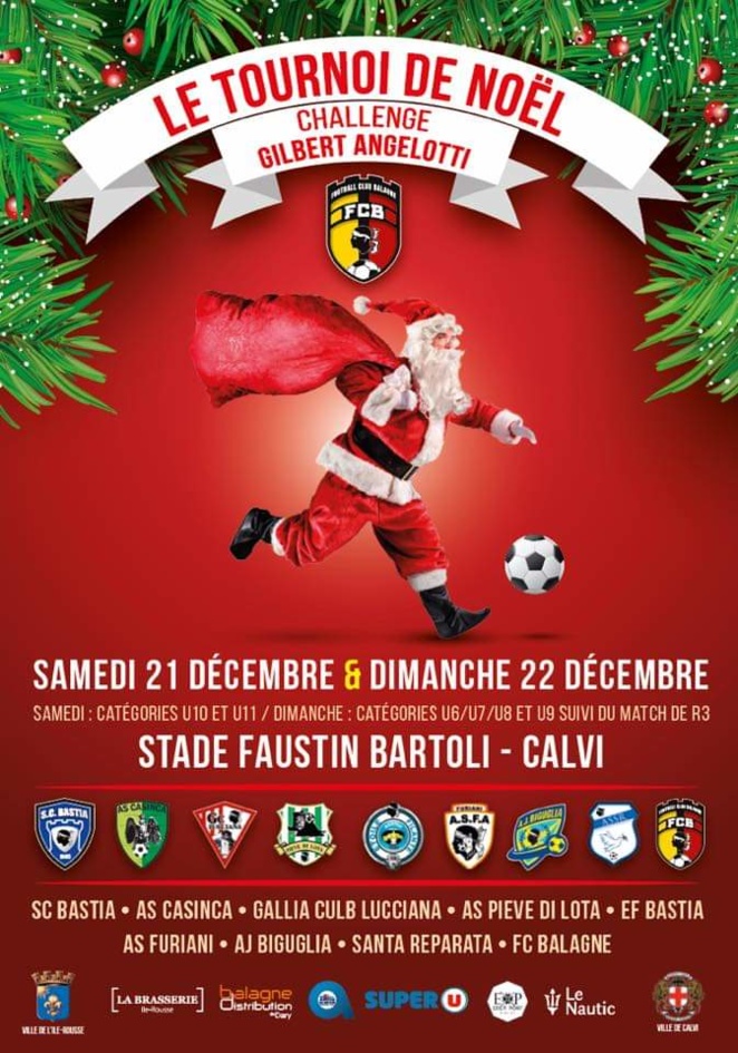 Tournoi de Football du FC Balagne les 21 et 22 décembre à Calvi
