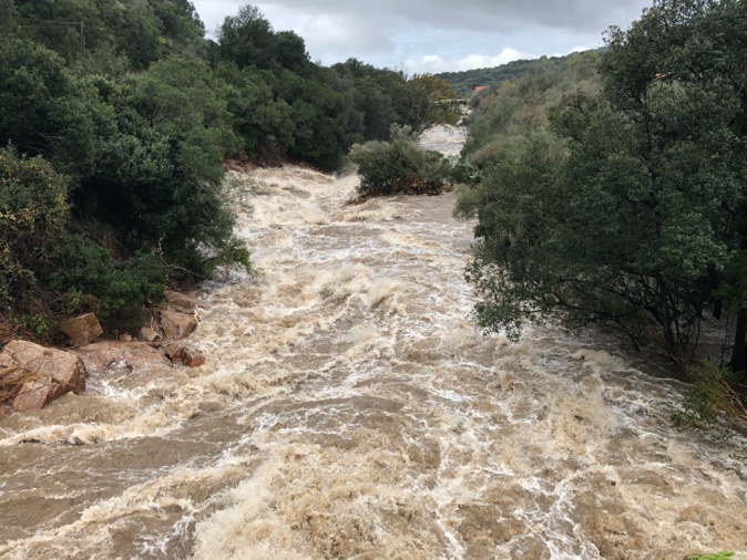 Intempéries : les barrages de Tolla, Rizzanese, Calacuccia et Sampolo placés en état de crue