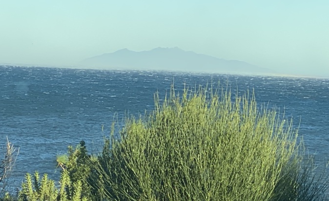 L'Ile d'Elbe à peine visible depuis Bastia