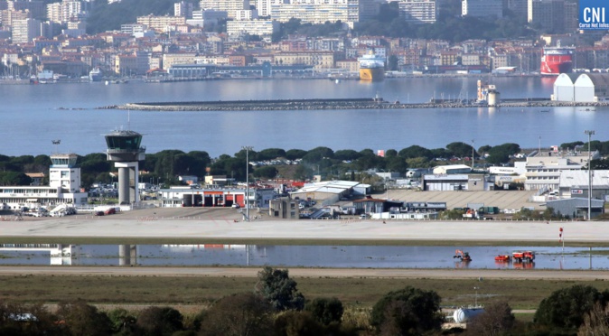 Aéroport d'Ajaccio : 200 000 mètres cubes d'eau évacués en 36 heures