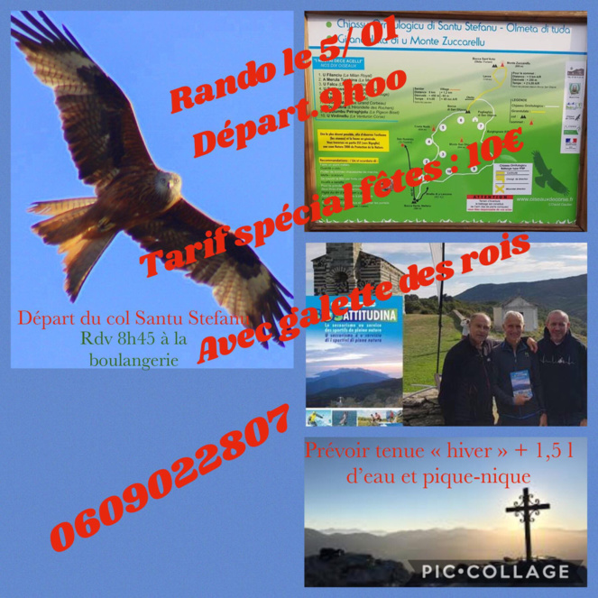 Une rando au départ du Col de Santo Stefano ce dimanche 
