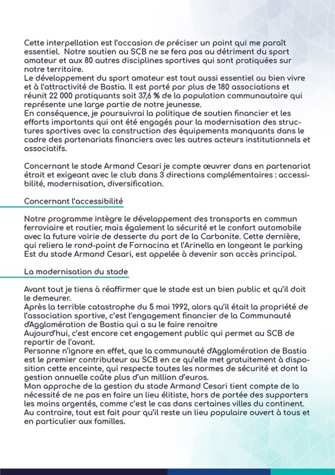 À Bastia, les municipales se jouent aussi sur la pelouse du Armand-Cesari À Bastia, les municipales se jouent aussi sur la pelouse du Armand-Cesari