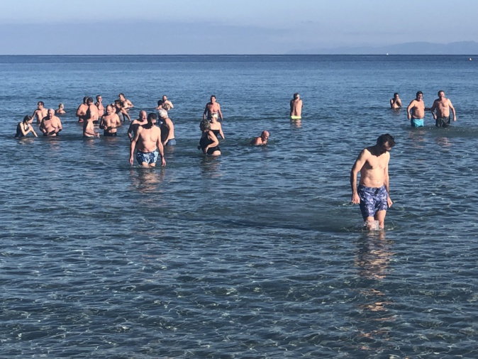 Grand succès pour le bain du 1er janvier à Lisula Grand succès pour le bain du 1er janvier à Lisula