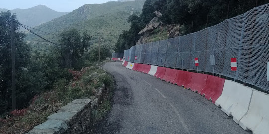 La fermeture de la RD 433, route d’accès au village d'Olmeta di Capicorsu est reportée à une date ultérieure