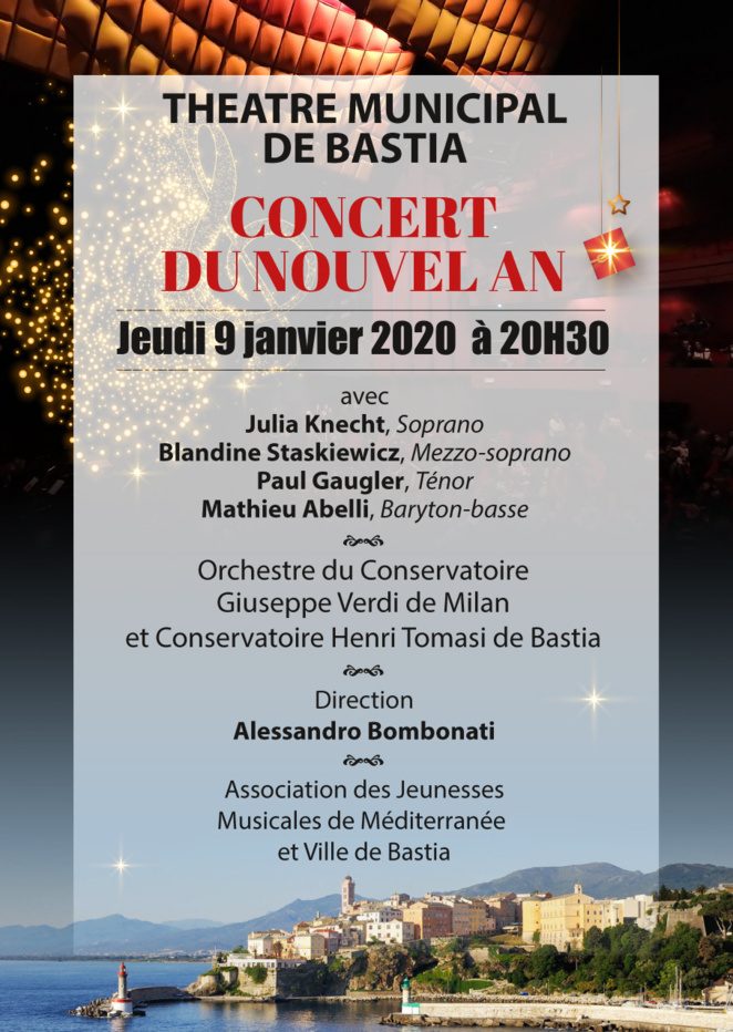 Bastia : un air d’Italie pour le premier concert du Nouvel An