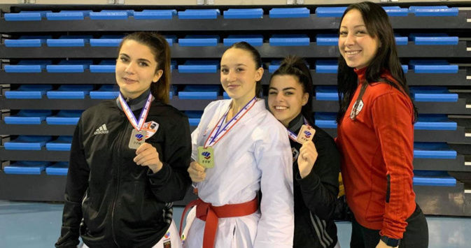 Karaté : trois médailles pour l'AC Ajaccio à l'Open de France Karaté : trois médailles pour l'AC Ajaccio à l'Open de France