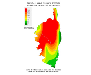 Carte de l'épidémie Réseau Sentinelles Carte de l'épidémie Réseau Sentinelles