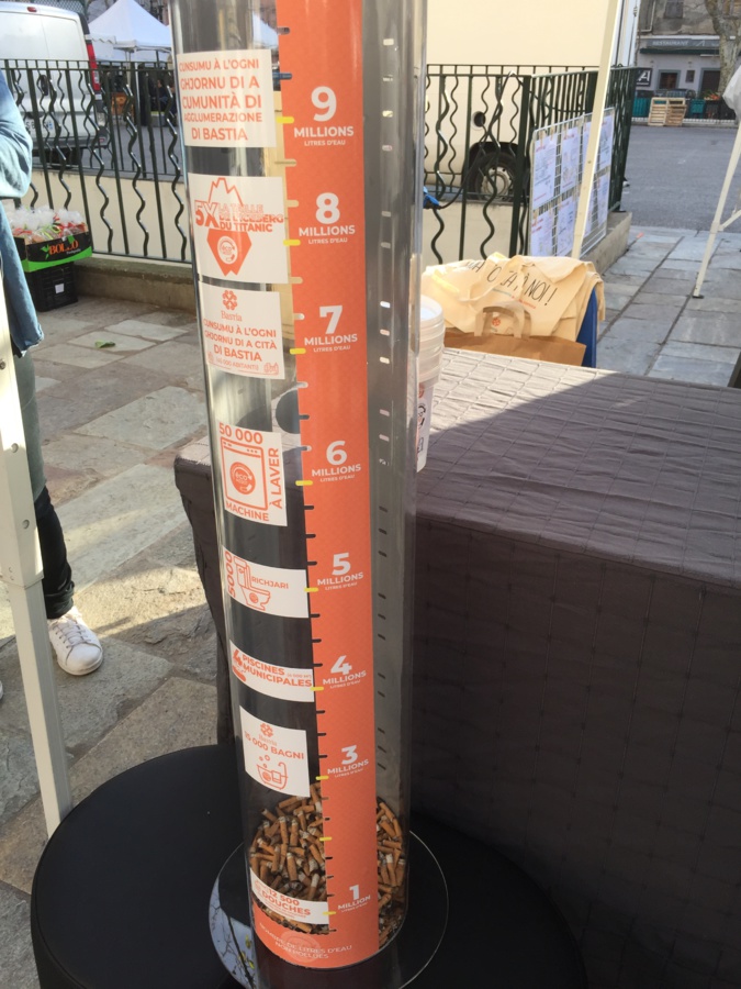 Un mégot represente 2500 composants chimiques rejetés dans la nature Un mégot represente 2500 composants chimiques rejetés dans la nature