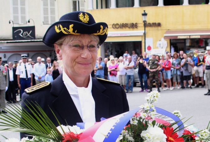 Anne Ballereau lors de sa prise de fonction officielle à Calvi en septembre 2014 Anne Ballereau lors de sa prise de fonction officielle à Calvi en septembre 2014
