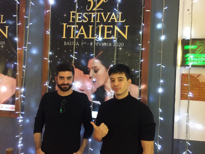 Le réalisateur Giuseppe Stasi et l'acteur Gugliemo Poggi Le réalisateur Giuseppe Stasi et l'acteur Gugliemo Poggi