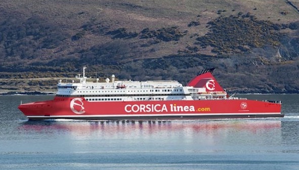 Corsica Linea inaugure son nouveau navire, 