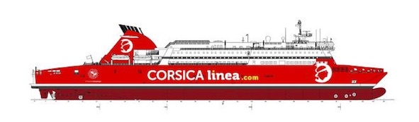 Corsica Linea inaugure son nouveau navire, 