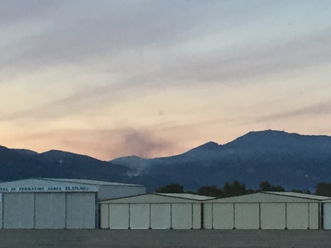 Un hectare de végétation parcouru à Furiani Un hectare de végétation parcouru à Furiani