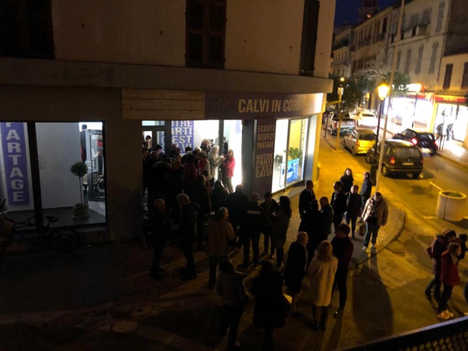 Jérôme Sévéon a présenté sa liste "Calvi in core" Jérôme Sévéon a présenté sa liste "Calvi in core"