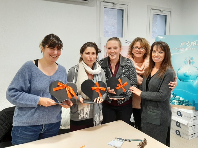 De gauche à droite Marion, Laura, Cindy,, Dany Gervasi et et Hélène De gauche à droite Marion, Laura, Cindy,, Dany Gervasi et et Hélène