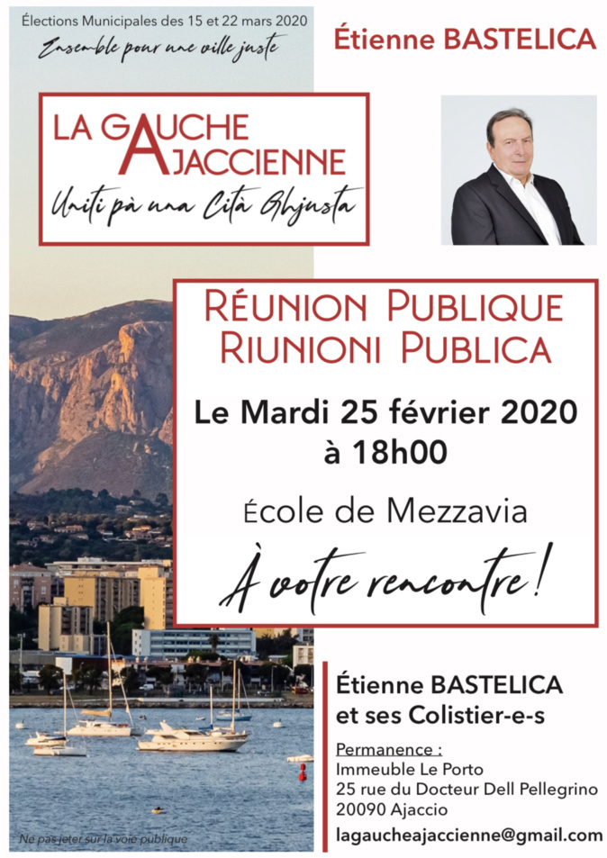 Municipales 2020 : Échos de campagne du 24 février 2020 Municipales 2020 : Échos de campagne du 24 février 2020