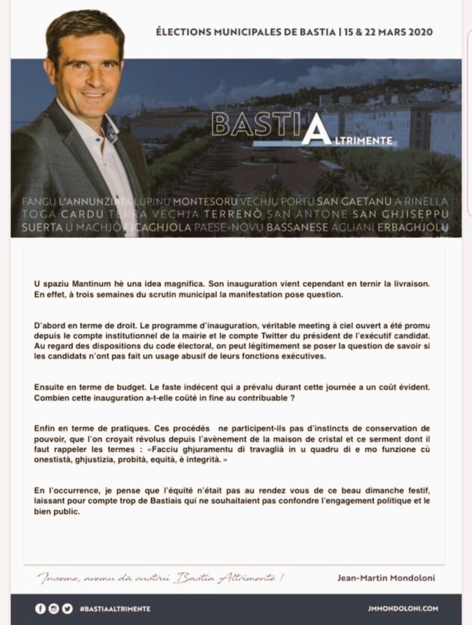 Municipales 2020 : Échos de campagne du 26 février 2020 Municipales 2020 : Échos de campagne du 26 février 2020