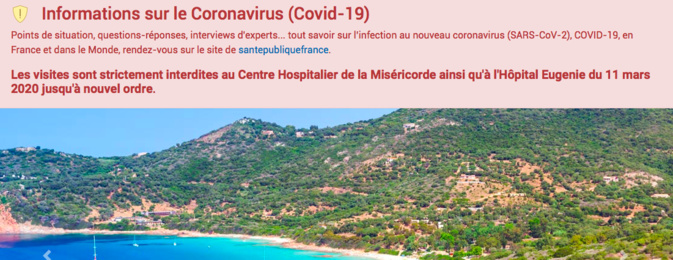 Coronavirus : les visites interdites à l'hôpital d'Ajaccio