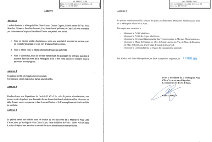 Nice ferme son port aux passagers Nice ferme son port aux passagers
