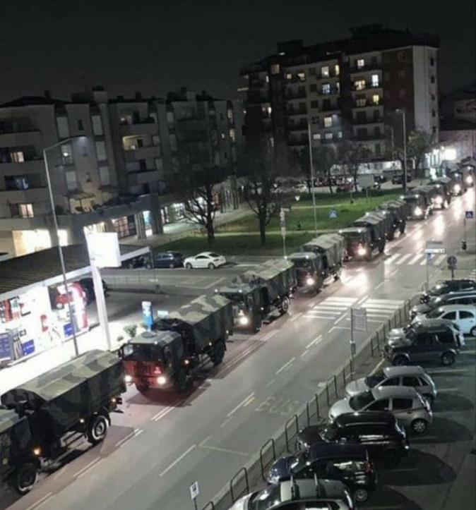 Coronavirus. 90 morts en 24 heures. L’armée italienne intervient pour évacuer les dépouilles de Bergame Coronavirus. 90 morts en 24 heures. L’armée italienne intervient pour évacuer les dépouilles de Bergame