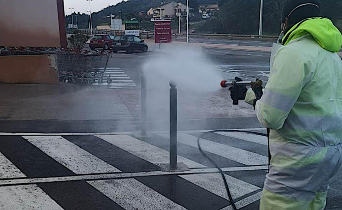 Covid-19 - Porto-Vecchio : les lieux les plus fréquentés désinfectés Covid-19 - Porto-Vecchio : les lieux les plus fréquentés désinfectés