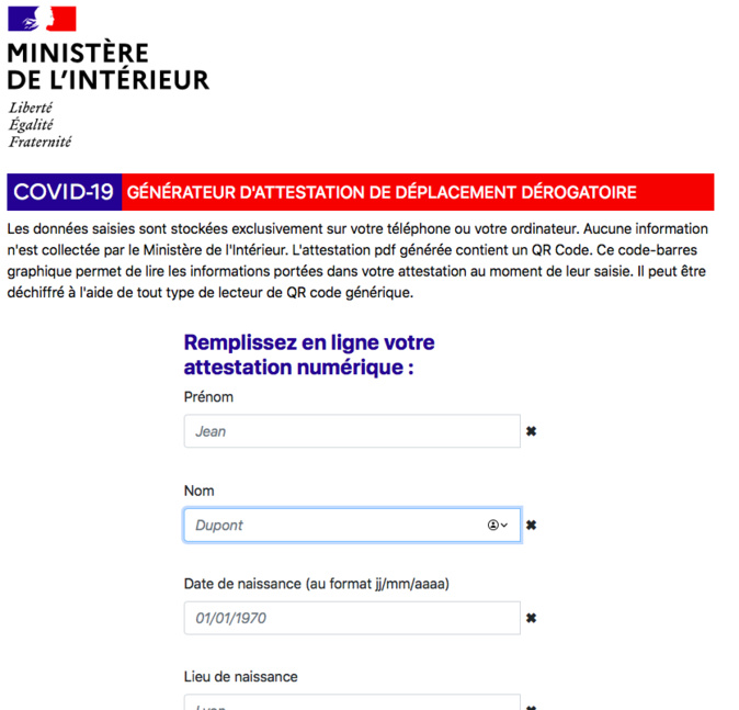 Confinement : voici comment générer la nouvelle attestation numérique de déplacement sur smartphone Confinement : voici comment générer la nouvelle attestation numérique de déplacement sur smartphone