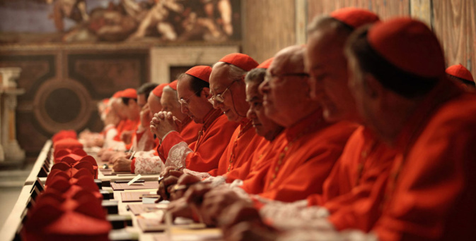 Les cardinaux à l'heure du choix dans Habemus Papam © Le Pacte Les cardinaux à l'heure du choix dans Habemus Papam © Le Pacte