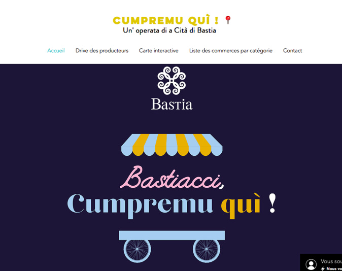 Bastiacci, cumpremu quì : un site pour favoriser l'achat local en temps de pandémie