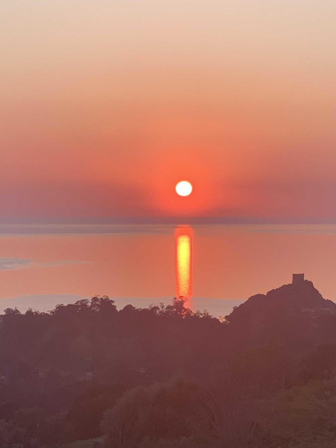 Coucher de Soleil dans le golfe de Porto