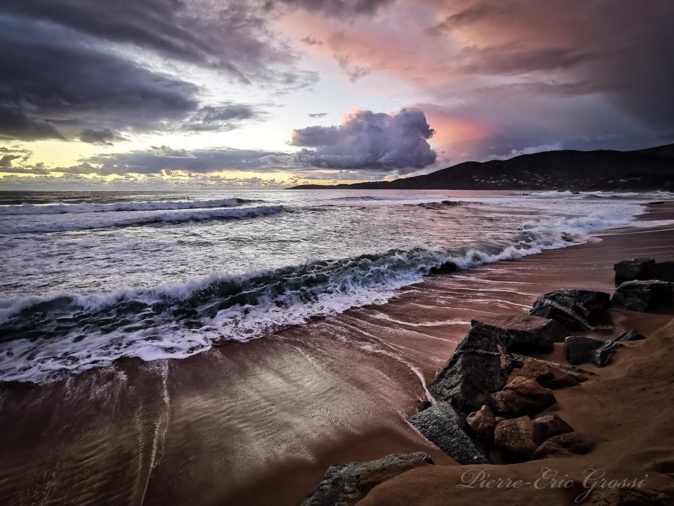 La photo du jour : sur la plage du Santana à Sagone