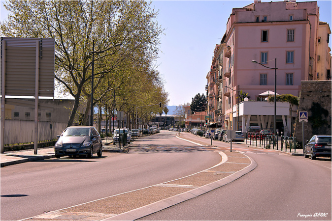 Le boulevard Sampiero à Ajaccio (François Quirac)