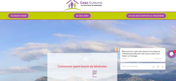 Casacumuna : face au confinement, une plateforme d'entraide en ligne lancée en Corse Casacumuna : face au confinement, une plateforme d'entraide en ligne lancée en Corse